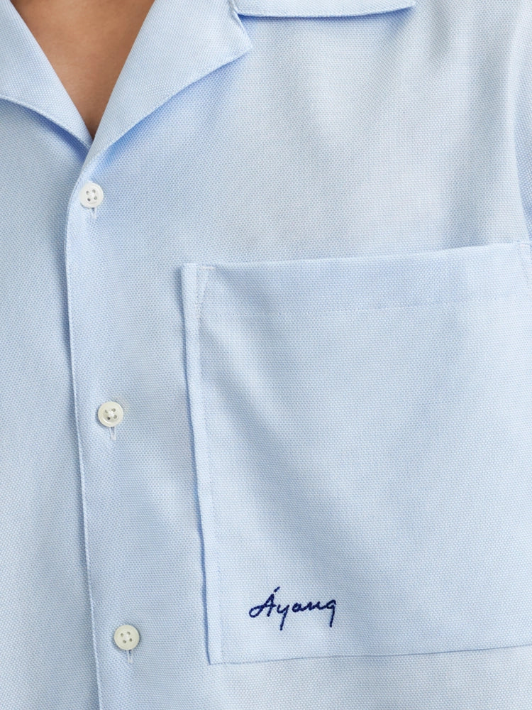 Sky Oxford Cotton Shirt