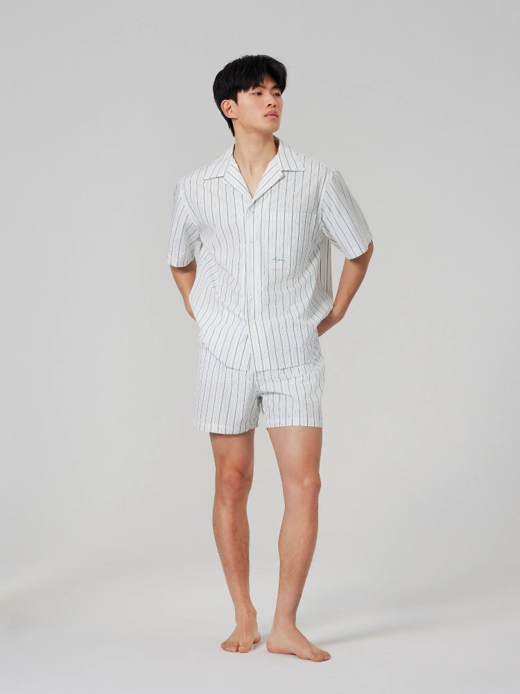 White Stripe Cotton Shirt