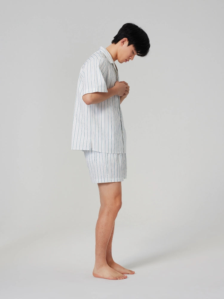 White Stripe Cotton Shirt