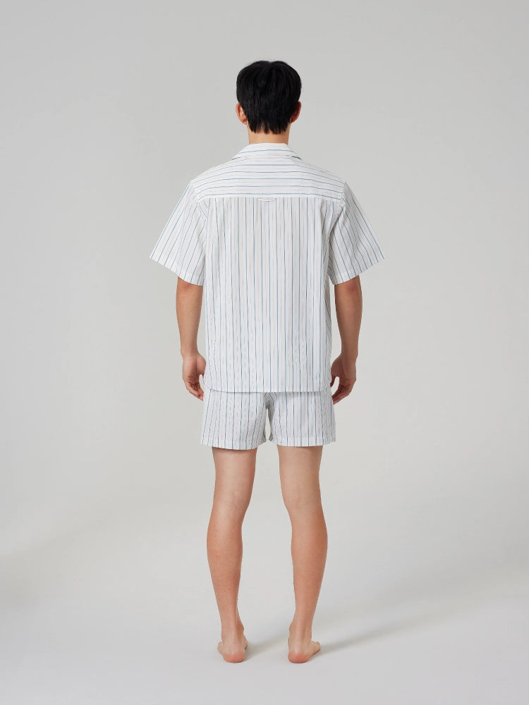White Stripe Cotton Shirt