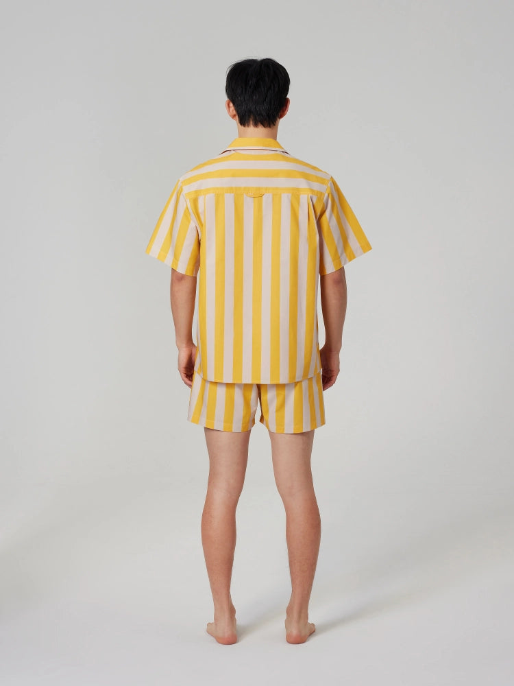 Sunset Stripe Cotton Shirt