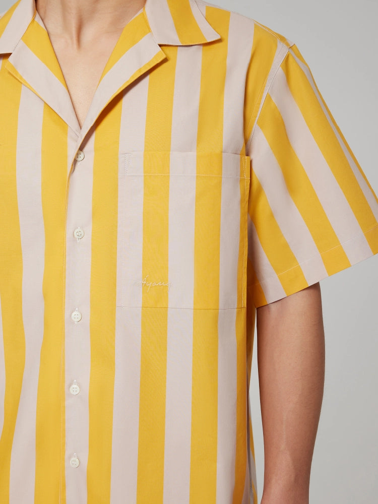 Sunset Stripe Cotton Shirt