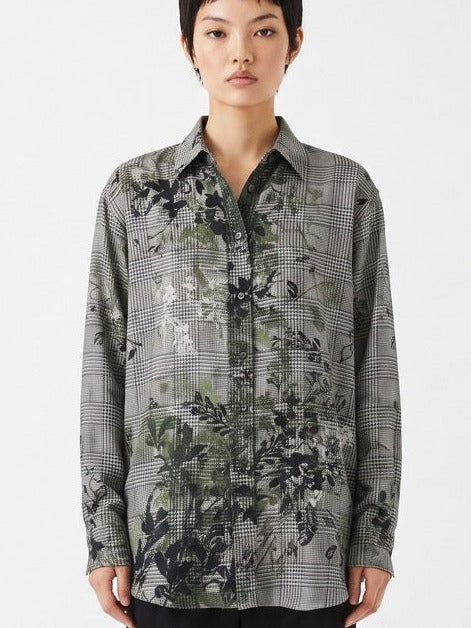 Printed Button-Down Shirt