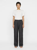 Charcoal Houndstooth Cotton Lounge Trousers