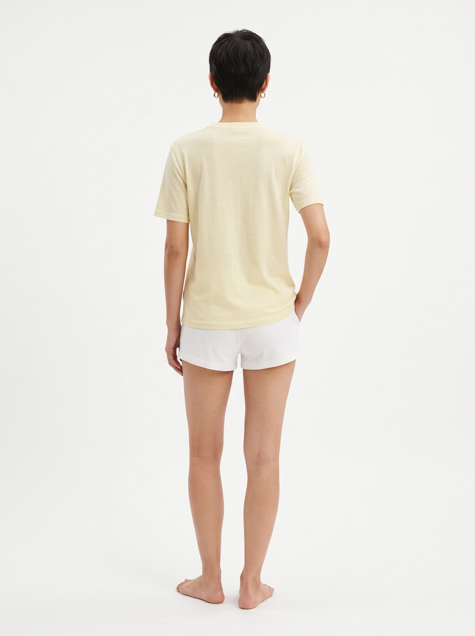 Snow Cotton Short Sleeve T-Shirt – Butter Yellow