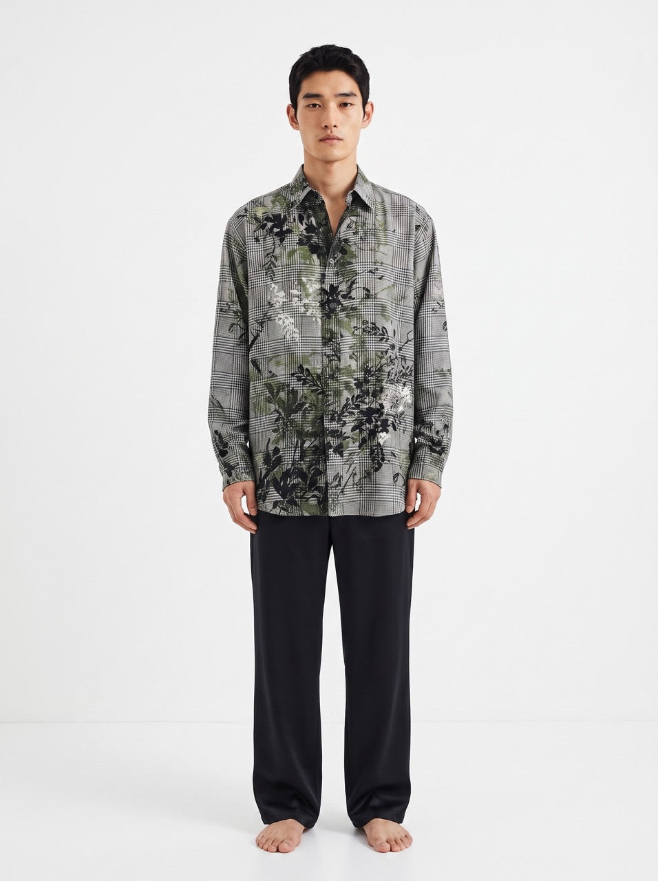 Printed Button-Down Shirt