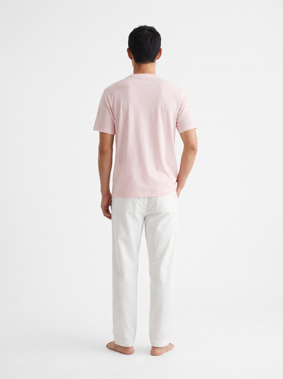 Snow Cotton Short Sleeve T-Shirt – Soft Pink