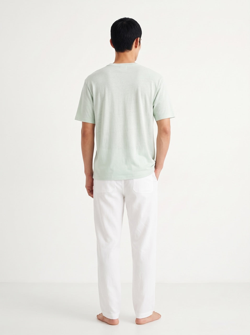 Snow Cotton Short Sleeve T-Shirt – Sage Green