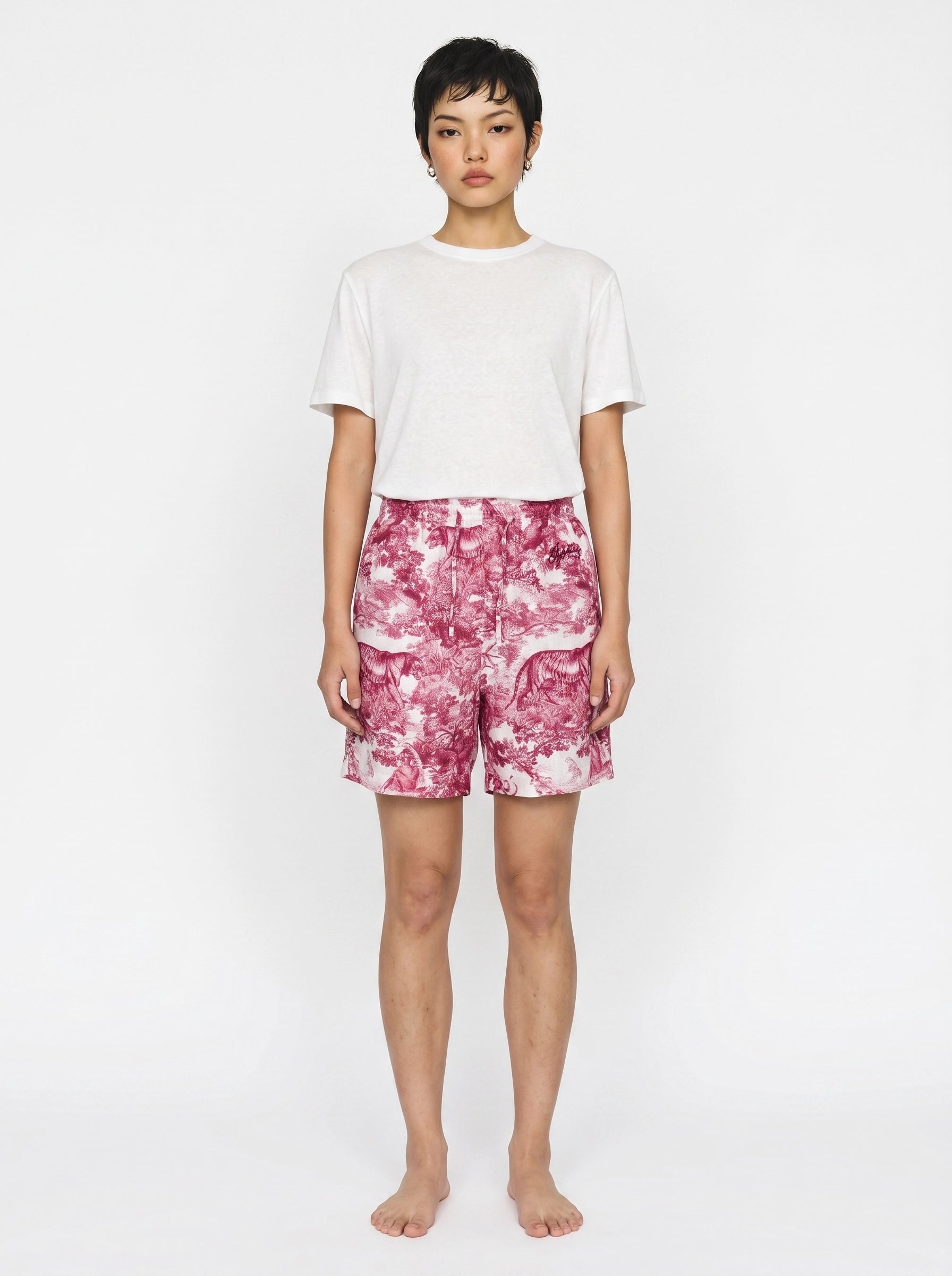 Toile de Jungle Linen Shorts