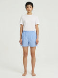 Sky Blue Stripe Cotton & TENCEL™ Boxer Shorts