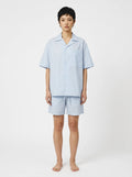 Sky Blue Stripe Cotton Shirt