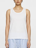 White Snow Cotton Tank Top