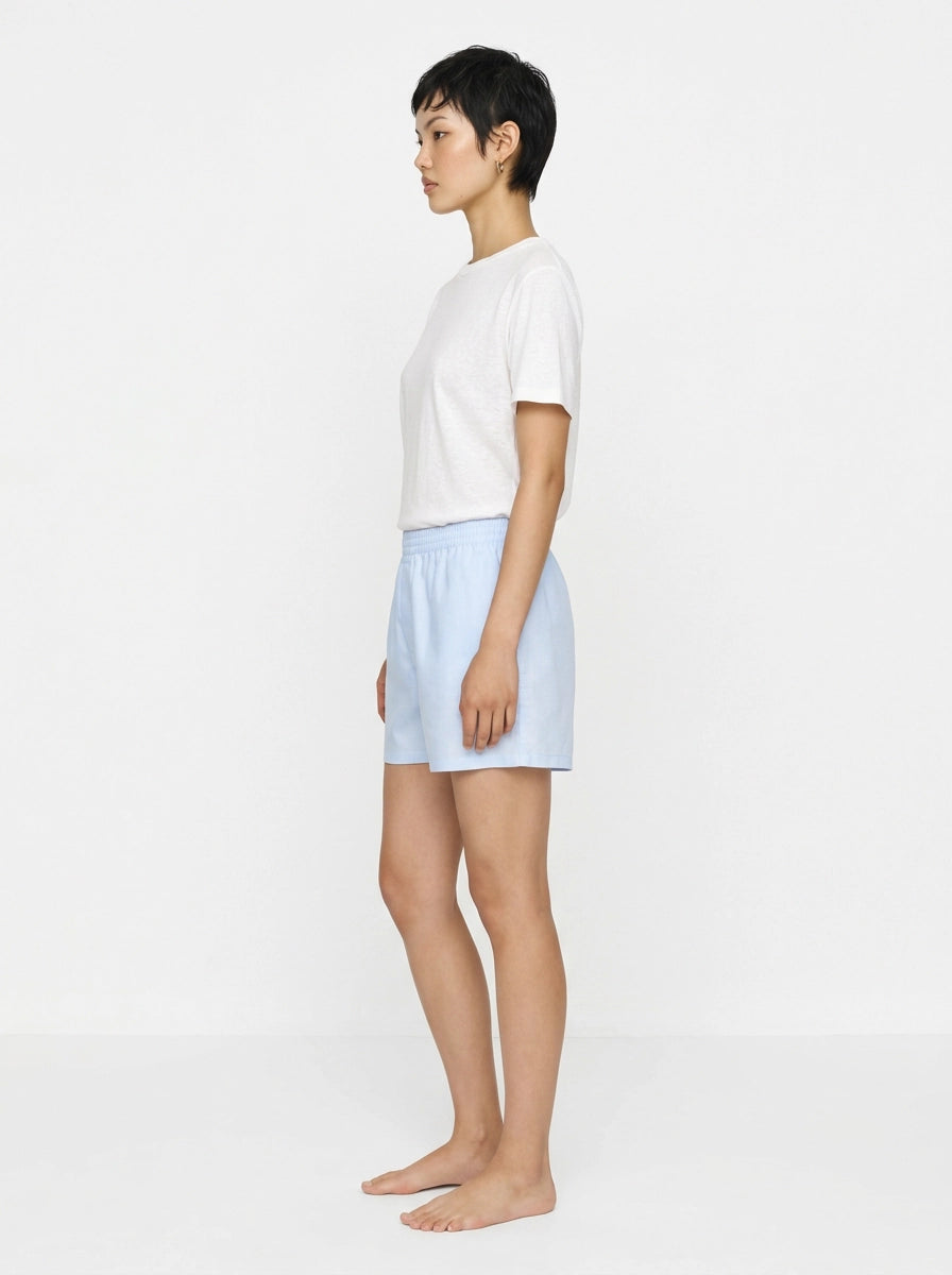Sky Blue Cotton Boxer Shorts