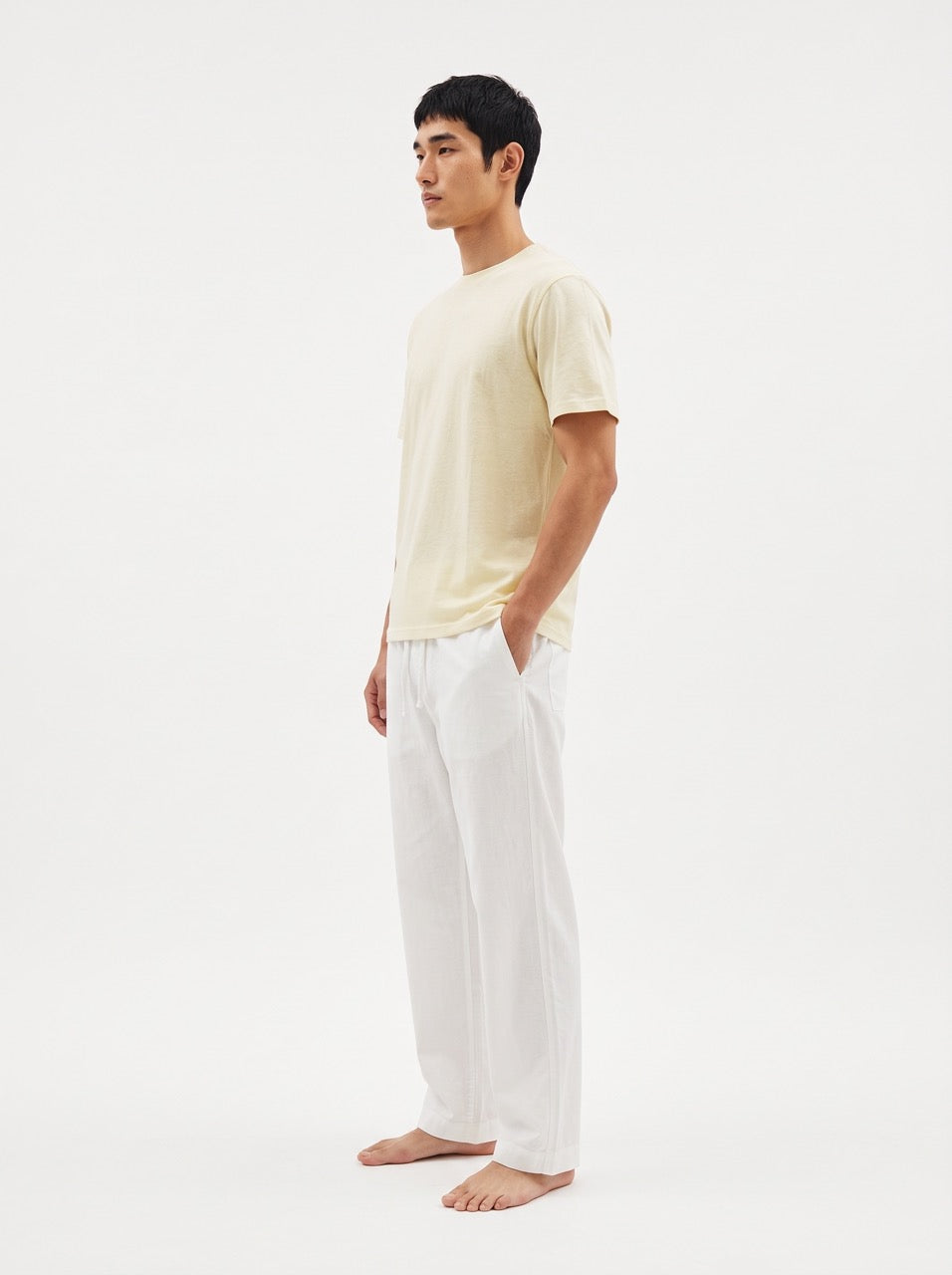 Snow Cotton Short Sleeve T-Shirt – Butter Yellow