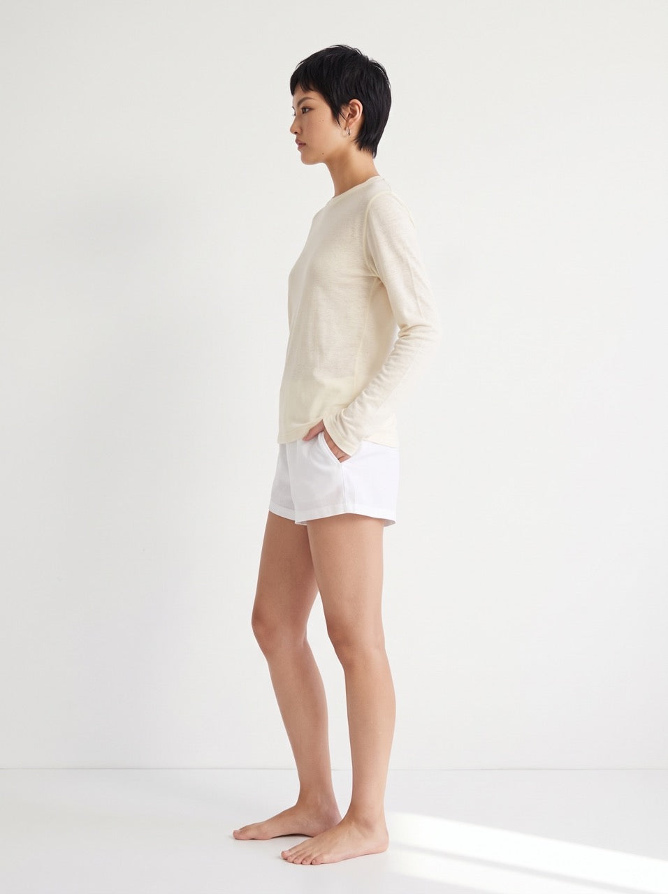 Snow Cotton Long Sleeve T-Shirt – Butter Yellow