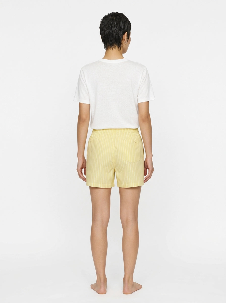Yellow Stripe Cotton Boxer Shorts