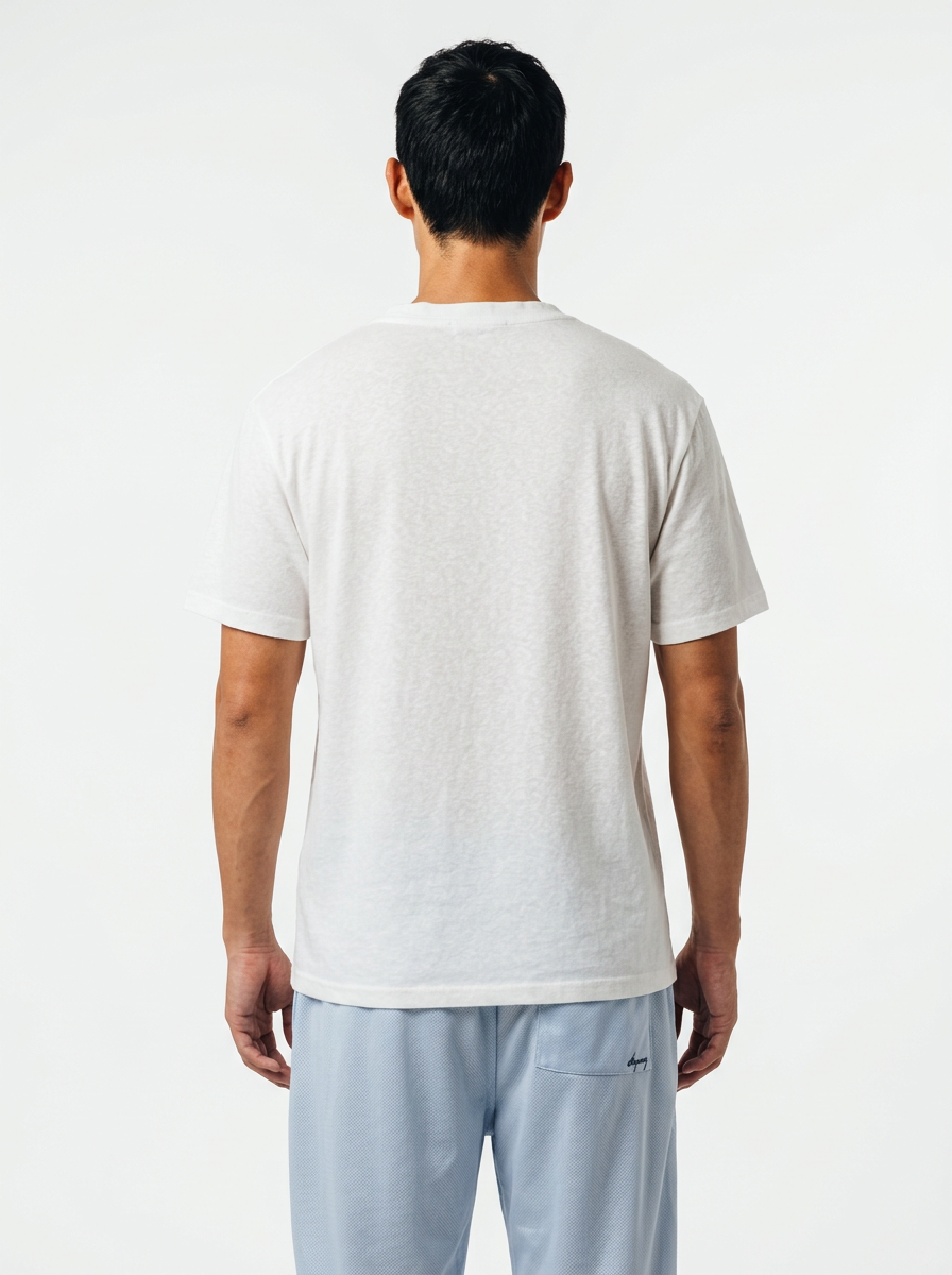 White Snow Cotton T-Shirt