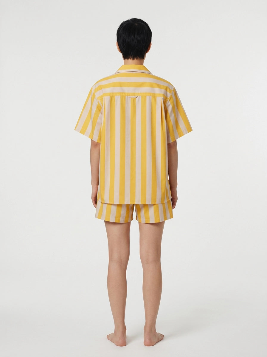 Sunset Stripe Cotton Shirt