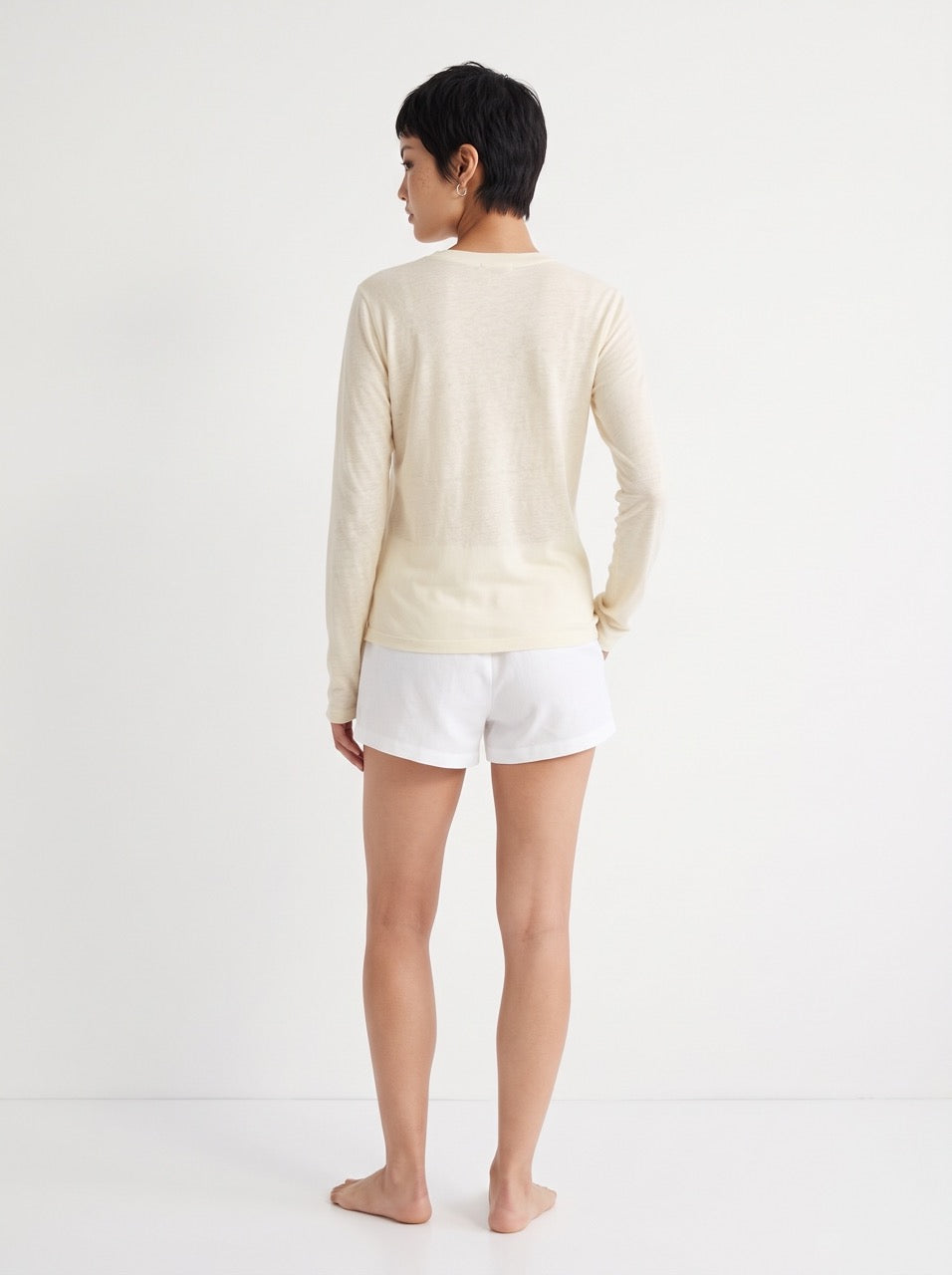 Snow Cotton Long Sleeve T-Shirt – Butter Yellow