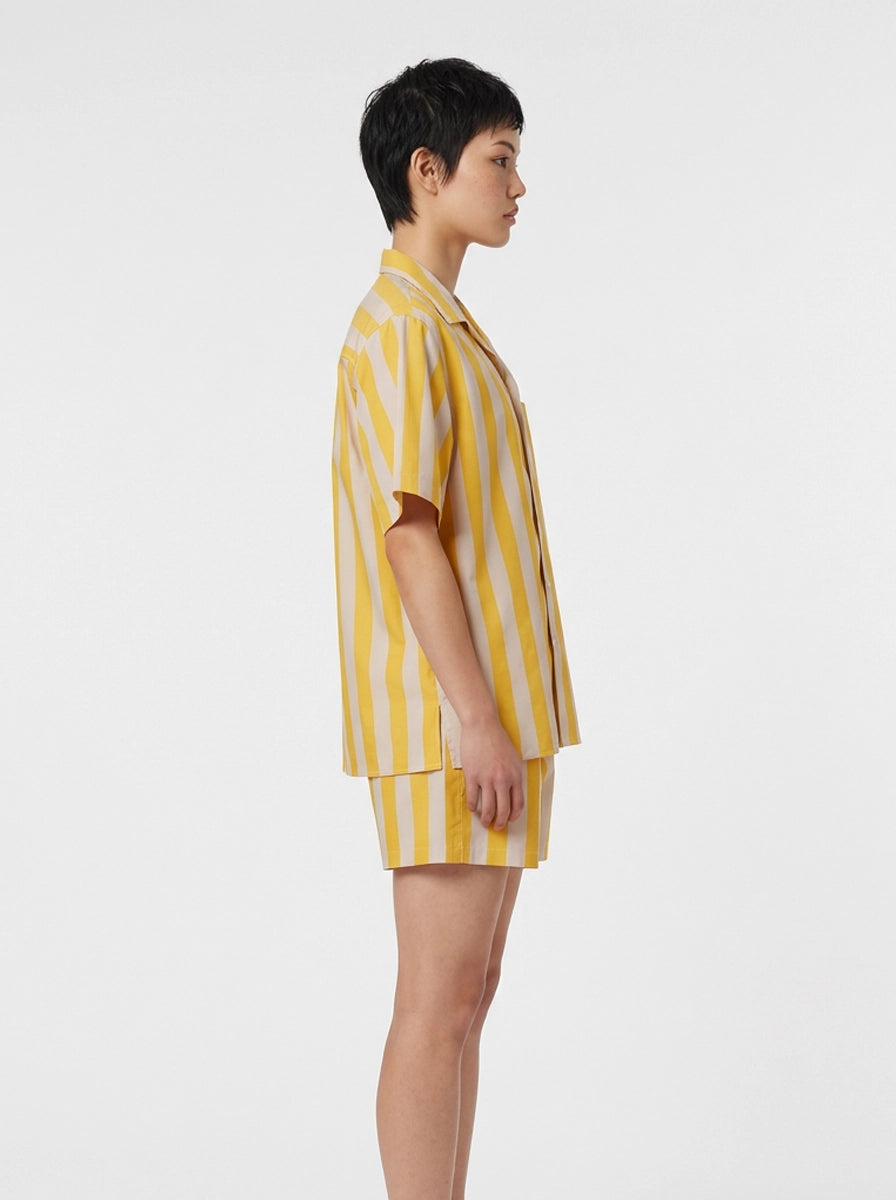Sunset Stripe Cotton Shirt